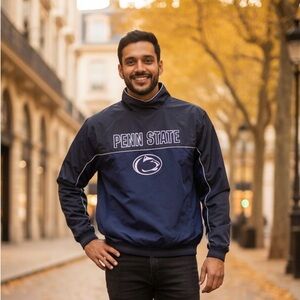 Colosseum Penn State Navy Crewneck pullover windbreaker New with tags